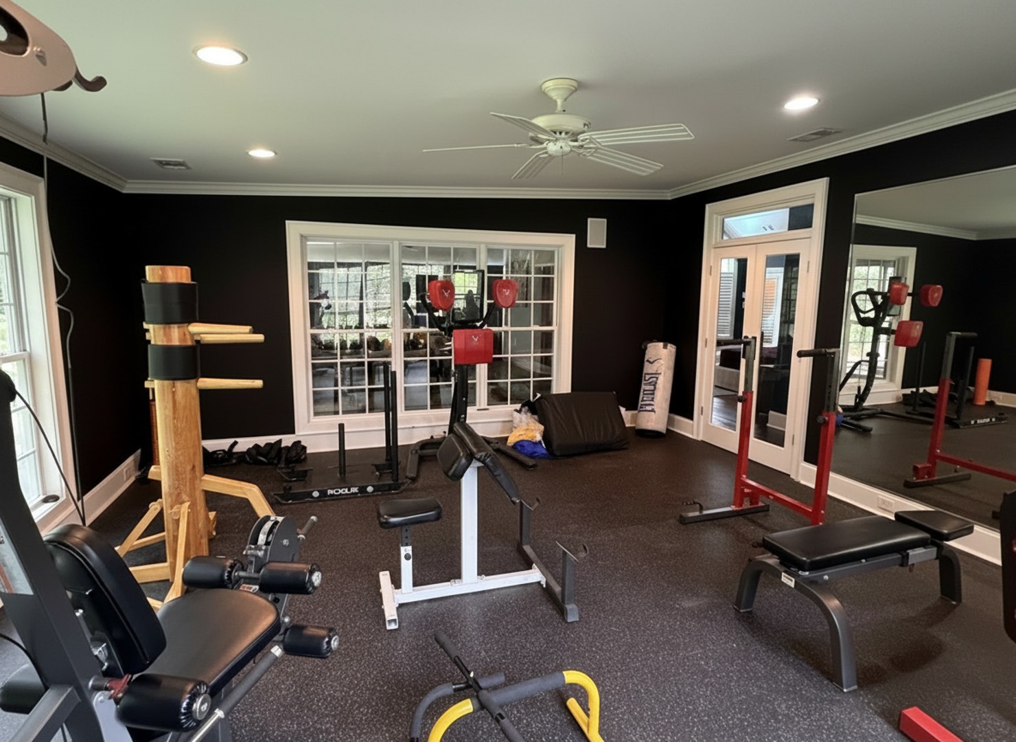 Stay active and energized by utilizing your private gym, complete with various equipment for your daily workout routine.