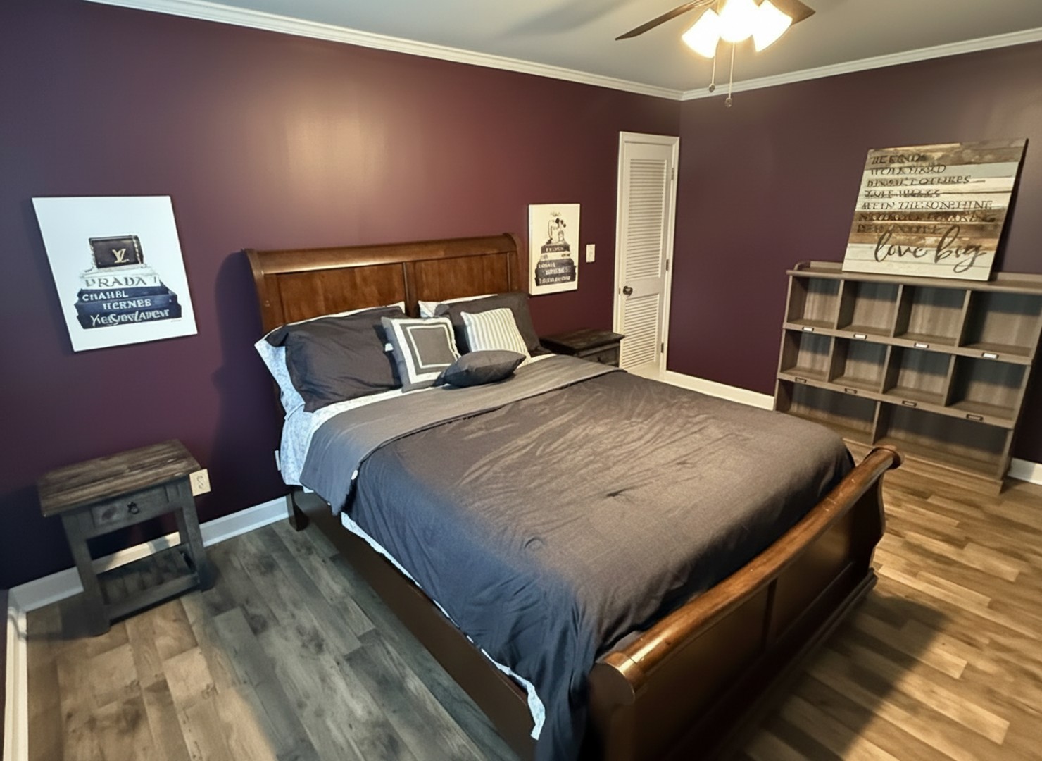 Unwind in this cozy, inviting bedroom, ready for you to enjoy a peaceful night's sleep and recharge for your adventures.